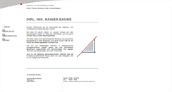 Desktop Screenshot of baume-schluesselfertigbau.de