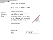 Tablet Screenshot of baume-schluesselfertigbau.de